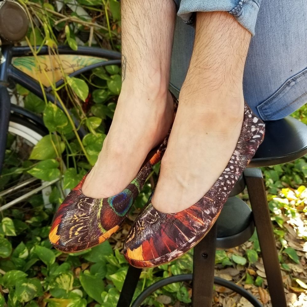 Lucky Brand Peacock Ballet Flats